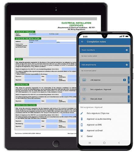 Connect with your Mobile Operatives Seamlessly. Top Rated Job Management Software Solution Available on Mobile Devices